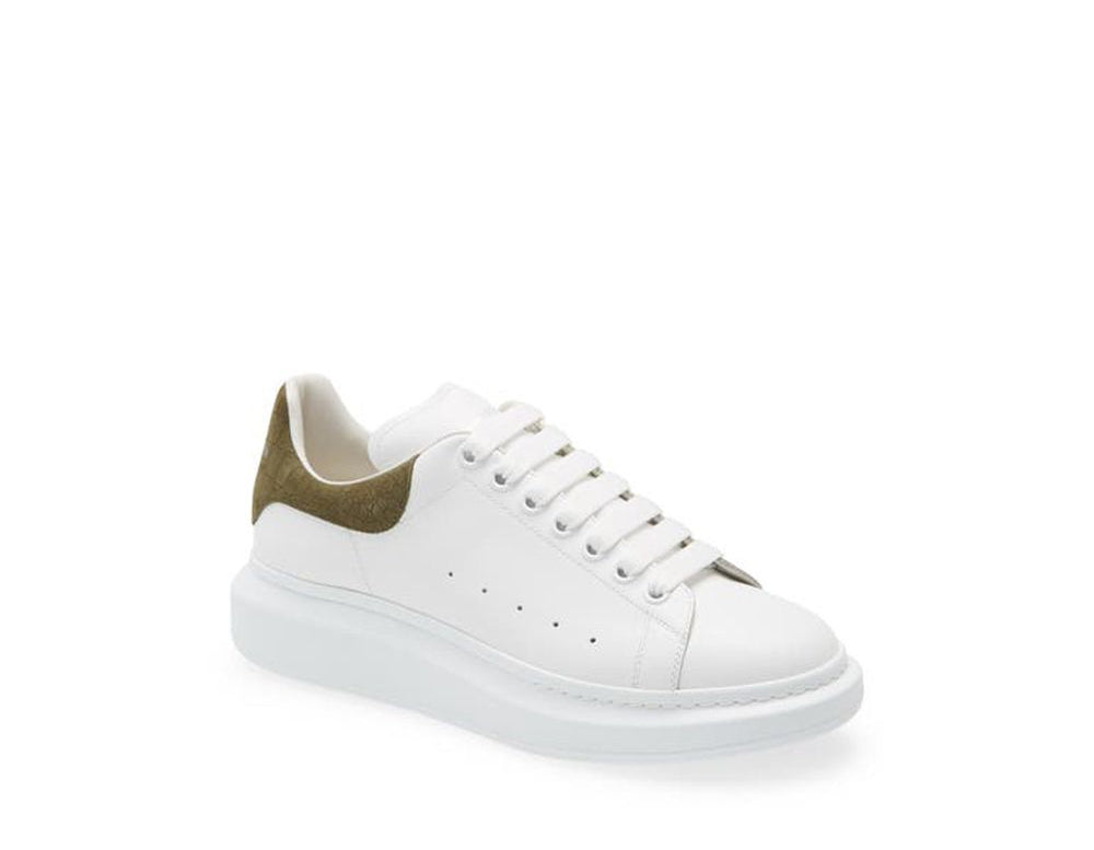 Alexander McQueen White Calfskin Low Top Sneakers