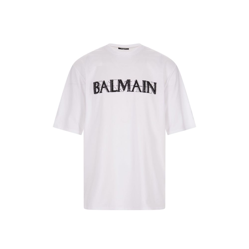Balmain Crystal Logo T-Shirt (SS26)