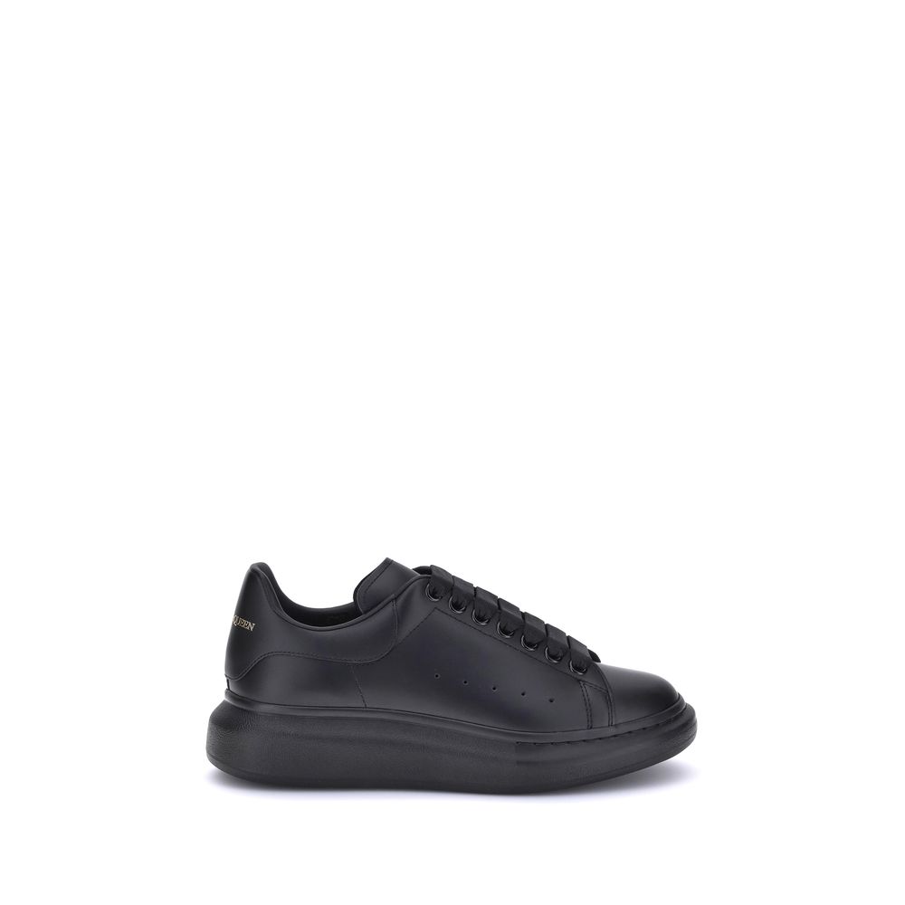 Alexander McQueen Black Leather Sneakers (SS26)