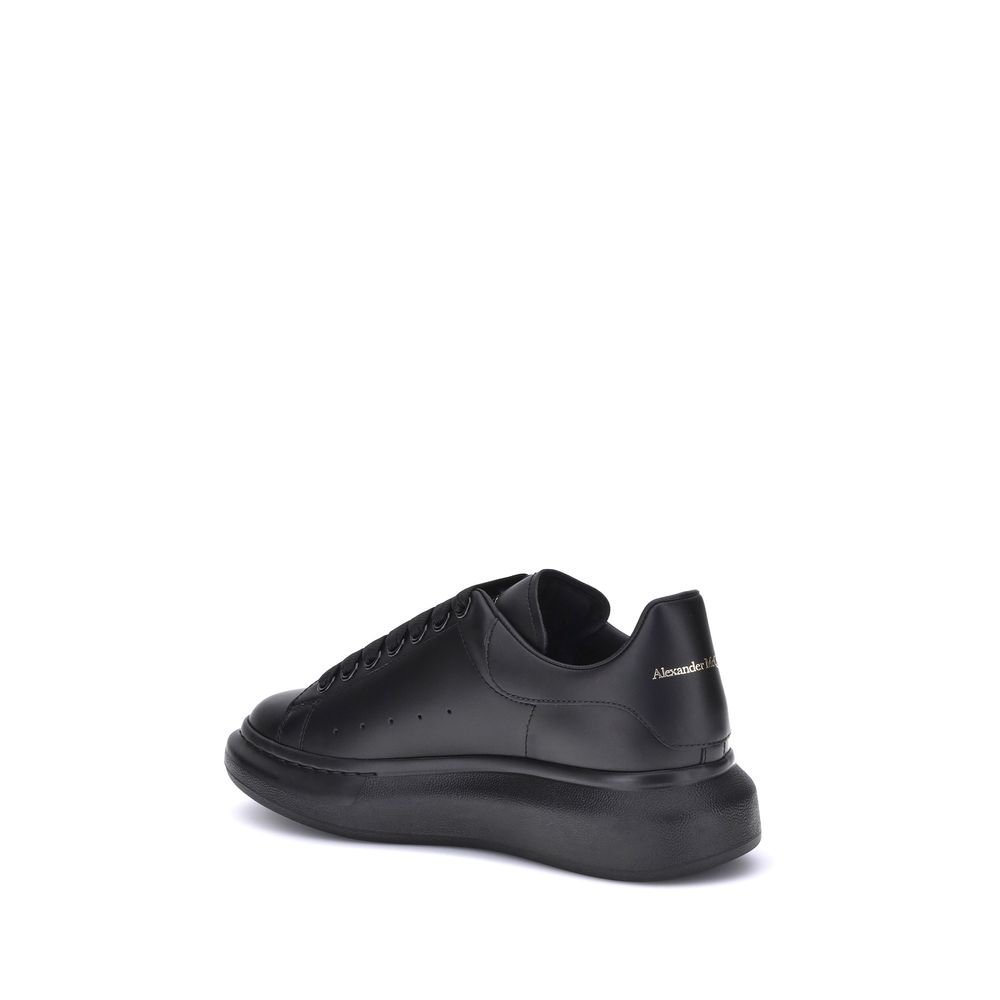 Alexander McQueen Black Leather Sneakers (SS26)