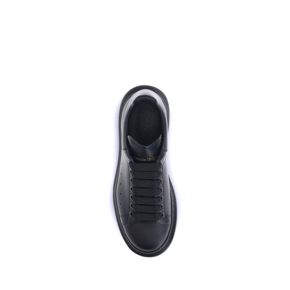 Alexander McQueen Black Leather Sneakers (SS26)