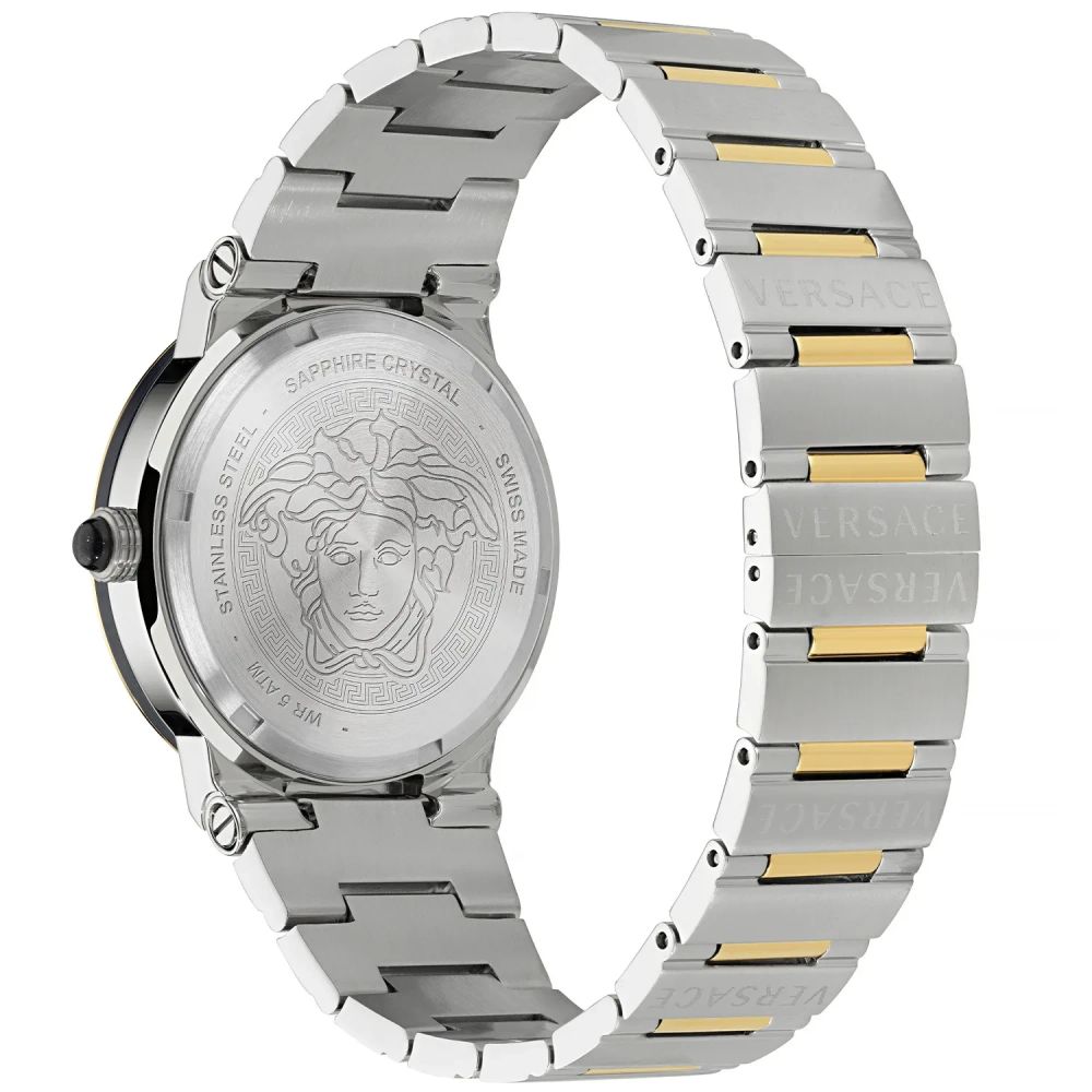 Versace Gray Stainless Steel Dress Watch (38mm)