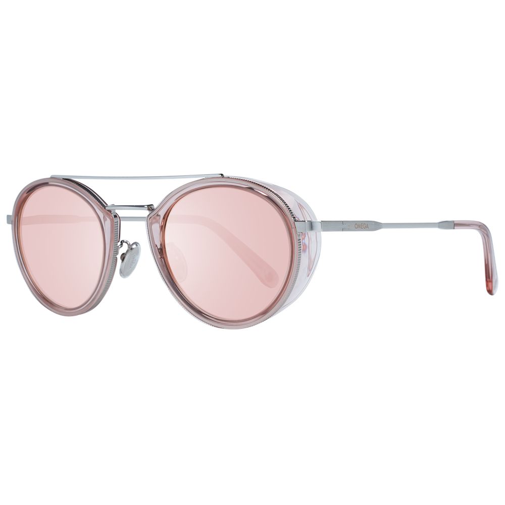 Omega Rose Metal Aviator Sunglasses
