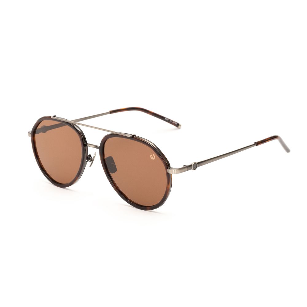 Belstaff Roadmaster II Titanium Sunglasses – Brown