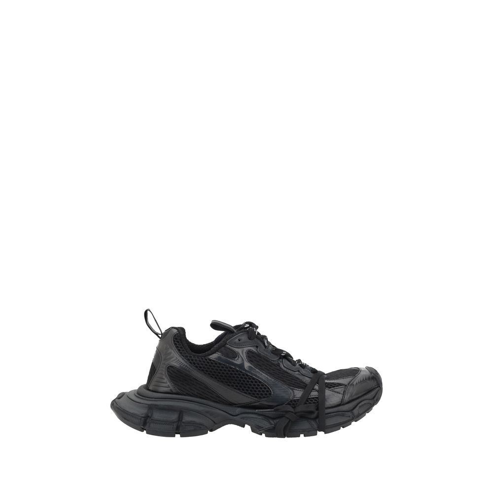 Black sneaker on a white background