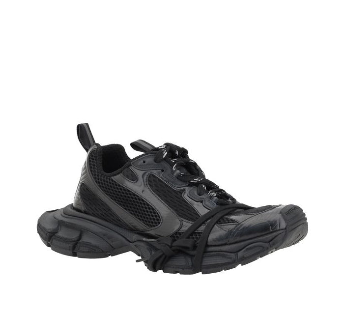 Black sneaker on a white background