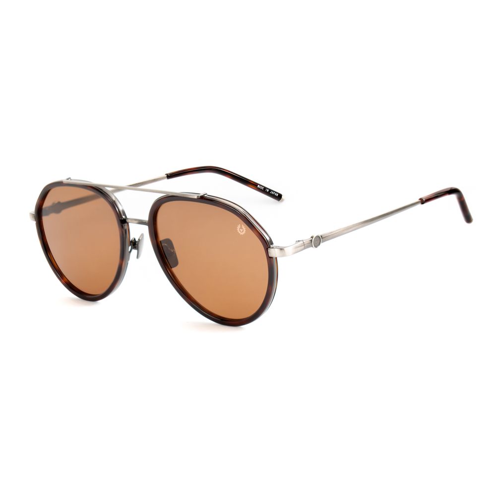 Belstaff Roadmaster II Brown Stainless Steel Sunglasses