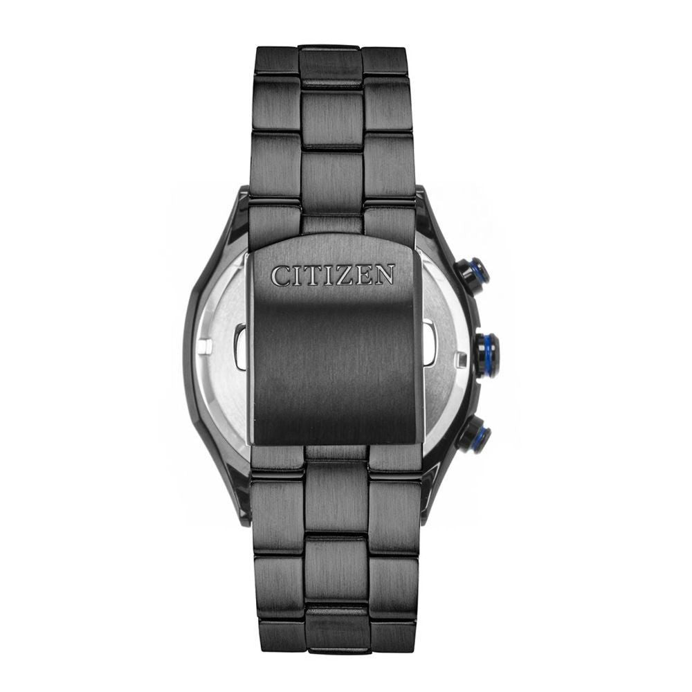 Citizen Black Stainless Steel Solar Sport Watch (41mm)
