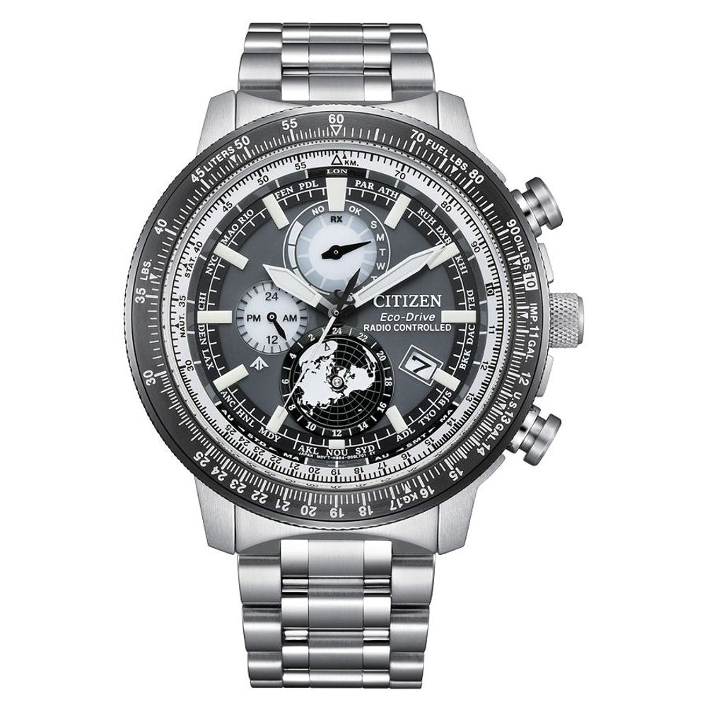 Citizen Geo Trekker Gray Stainless Steel Sport Watch (46mm)